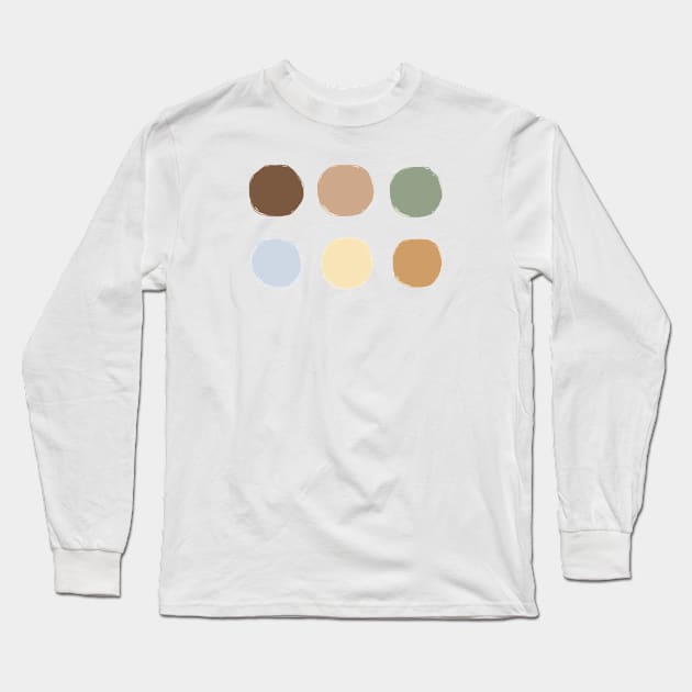 color palette 1 Long Sleeve T-Shirt by littlemoondance